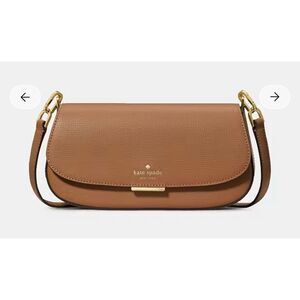 Kate Spade brown Crossbody bag Quinn Mini Bag new with tags retail $299